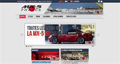 Desktop Screenshot of mx5france.com